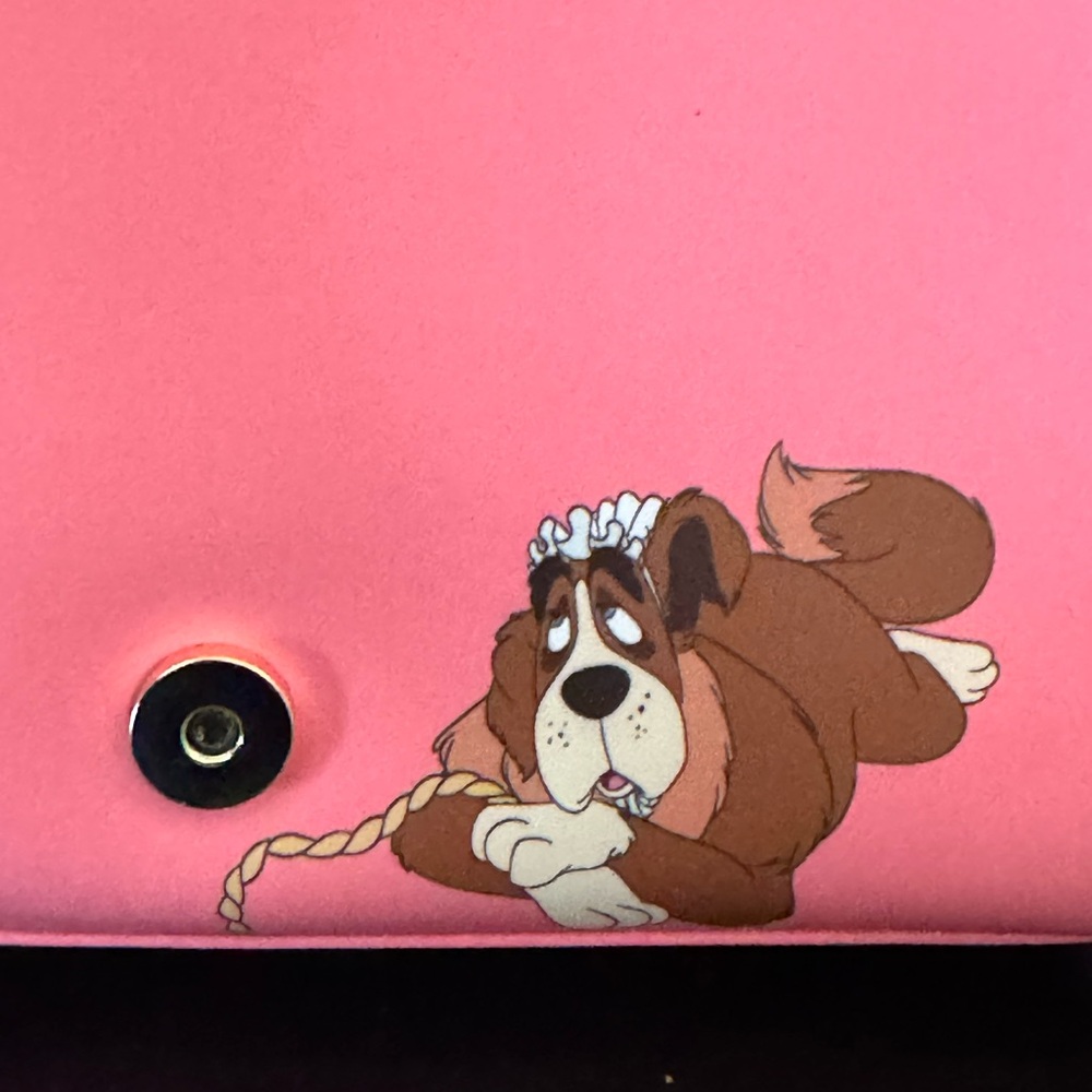 NWT Disney Peter Pan 70th Anniversary LOUNGEFLY Pink Crossbody Bag - Picture 6 of 15